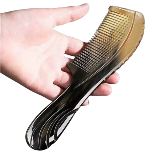 Comb Carved From a Buffalo Horn