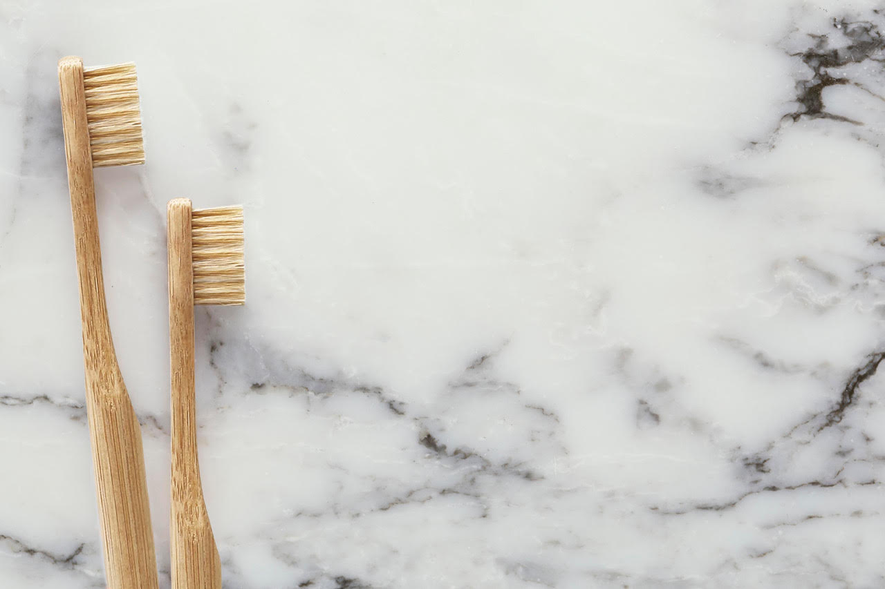 4-Pack Natural Non-Toxic Plastic-Free Toothbrush