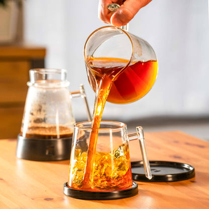 100% Glass No-Filter Coffee Maker