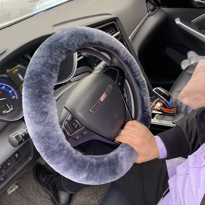 Sheepskin Steering Wheel Cover