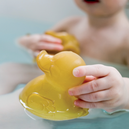 Natural Rubber Duck Baby Bath Toy